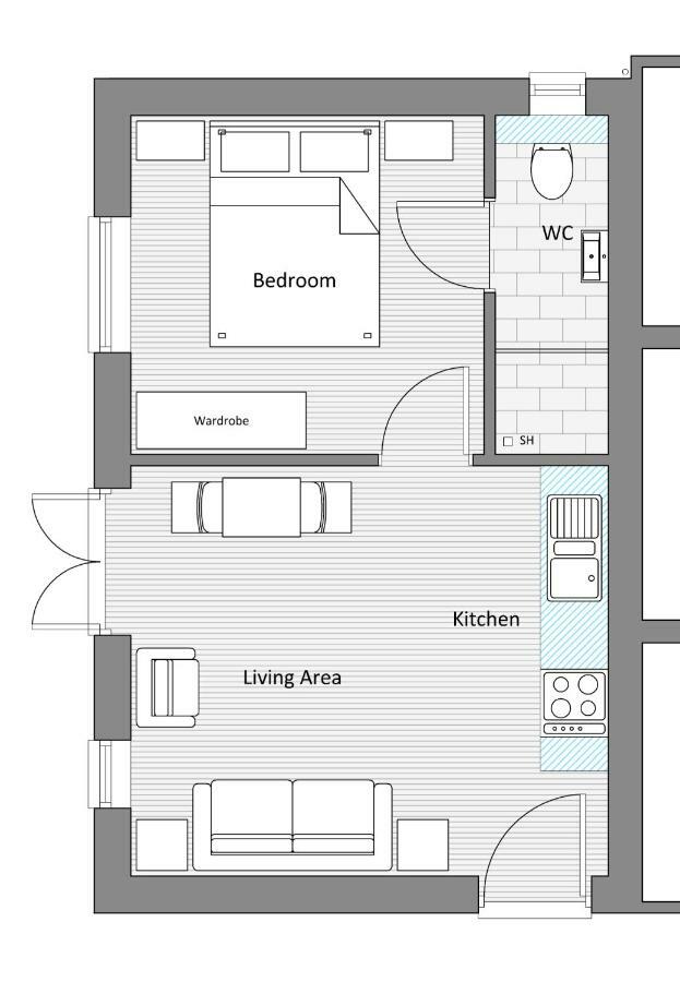 Beautiful Modern Apartment In Bath Bagian luar foto